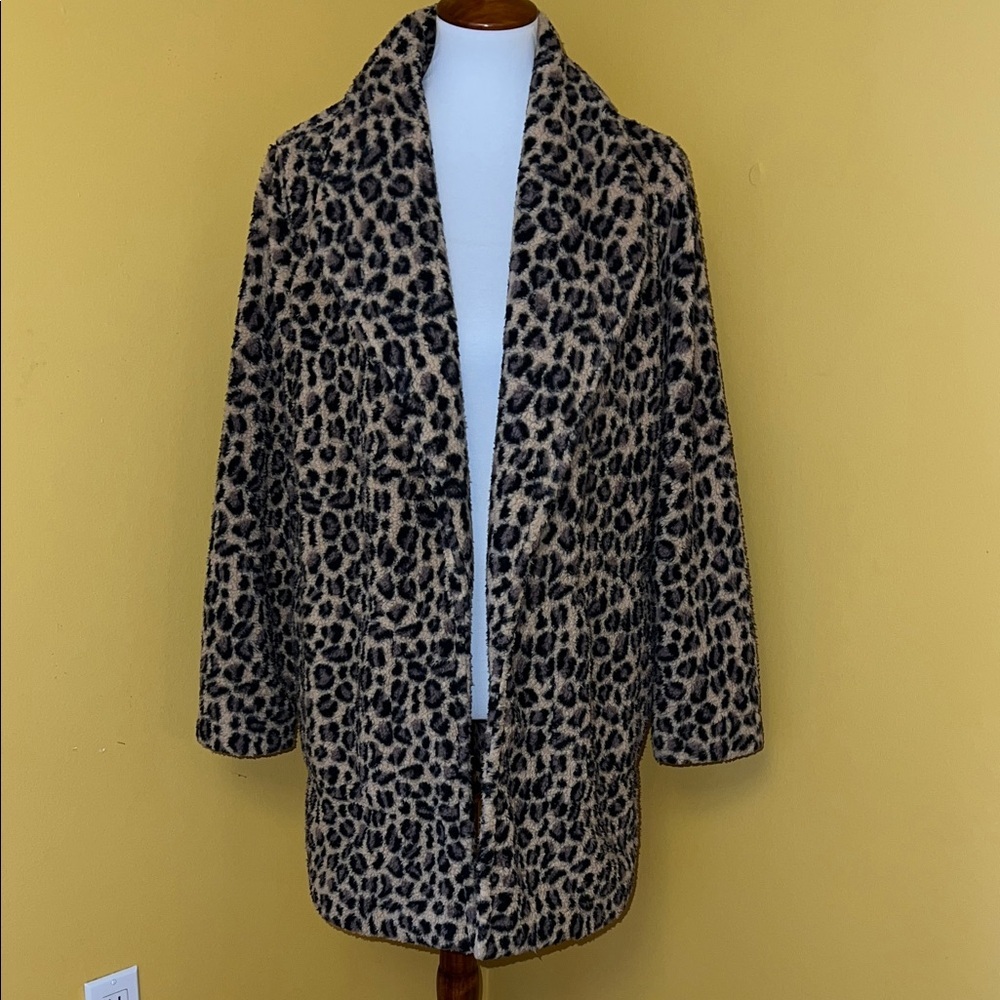 Leopard Print Women's Coat